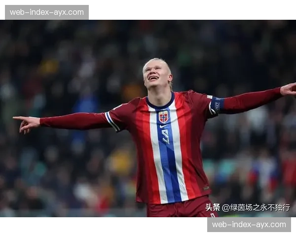 进球后指向天空，哈兰德以此纪念昨日离世的青年队教练